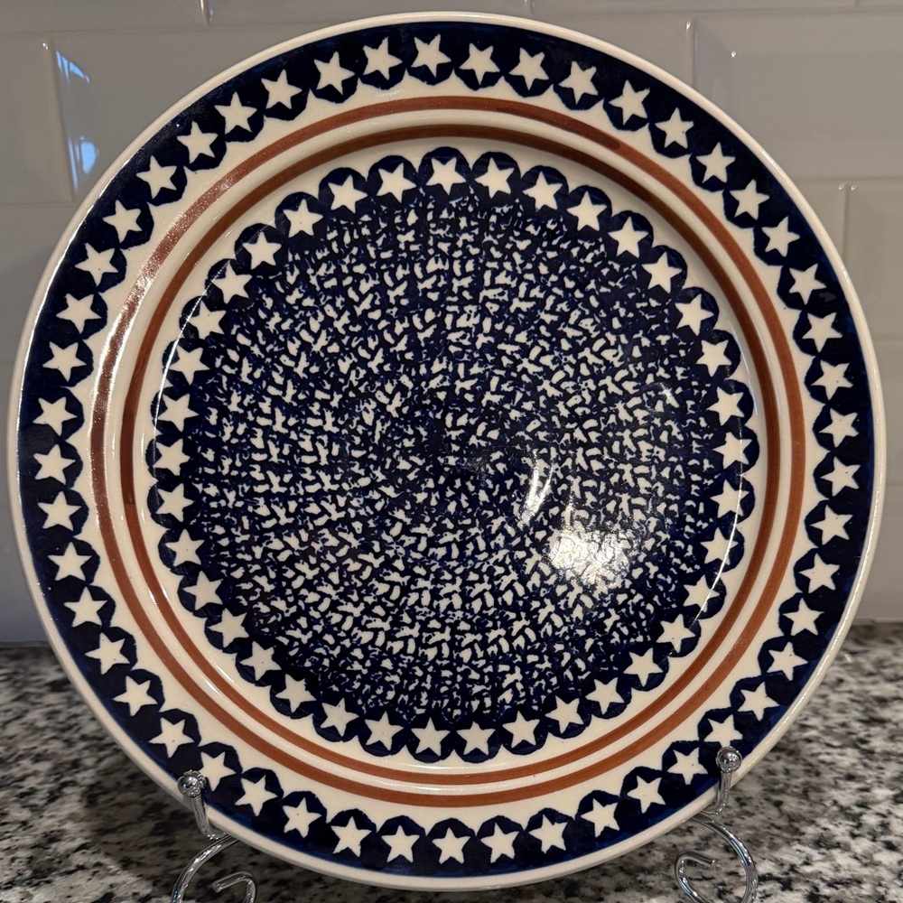 Collectible Polish plate by Wiza BOLESLAWIECZ